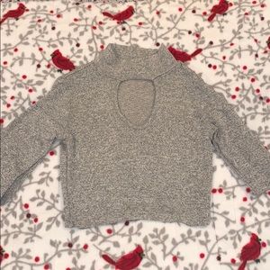 Long sleeve crop top